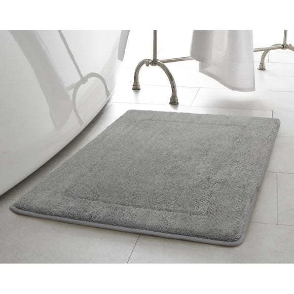 Hausman Terry Rectangle Non-Slip Bath Rug