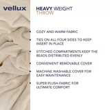 Vellux, Heavy Weighted Blanket, 54`` x 72``, Red, 12 LB