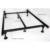 Higgins 8'' Expandable Steel Bed Frame *UNASSEMBLED/IN BOX*