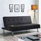 Hoxie 66'' Sofa Bed With USB Ports