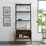 Little Italy 72'' H x 28'' W Ladder Bookcase