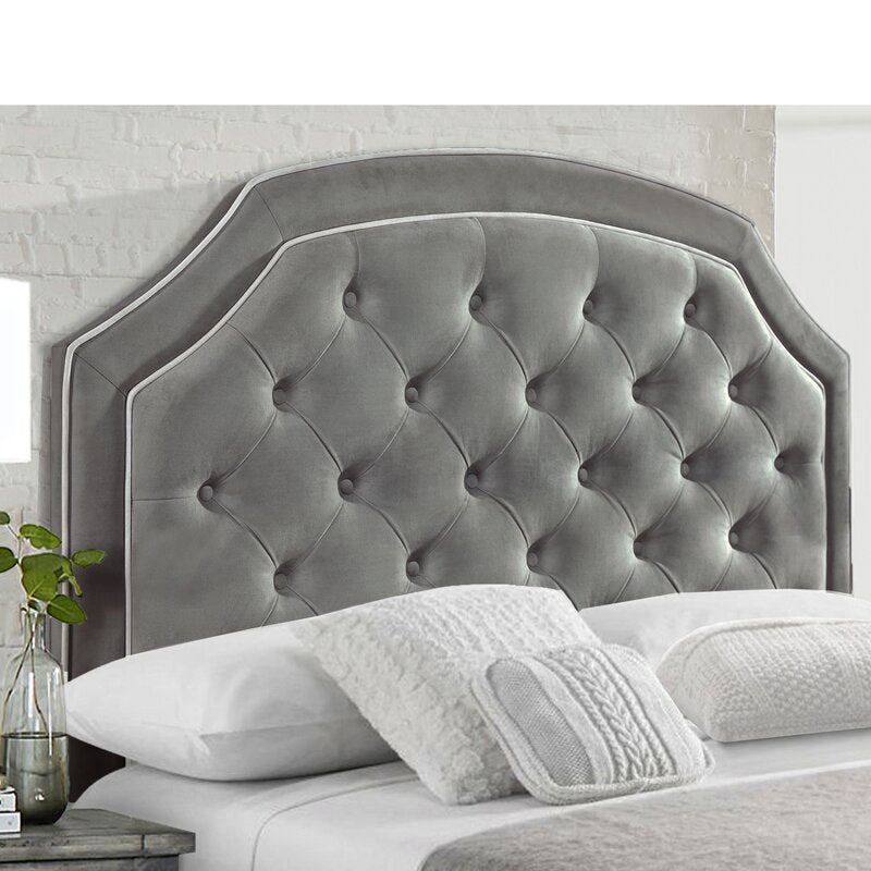Llanos Panel Headboard, charcoal, full or queen