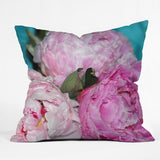 Lisa Argyropoulos Peony Petals Indoor/Outdoor Throw Pillow