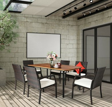 The Fredrick, 7 Piece dining Set, Outdoor, fully assembled