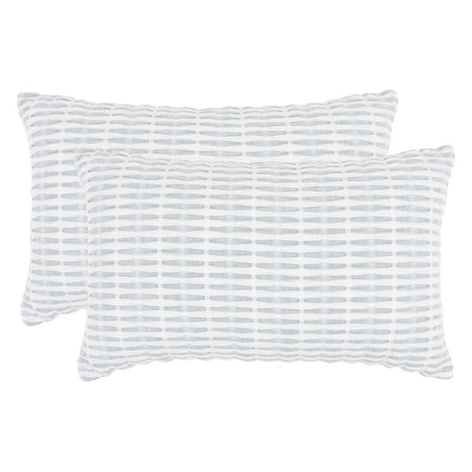 Kohn rectangular cotton pillow cover, 2 piece set