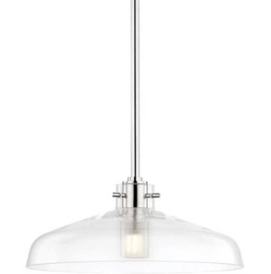 Nemo Clear 1 - Light Single Dome Pendant