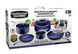 GraniteStone Platinum Blu Series 10-Piece Cookware Set