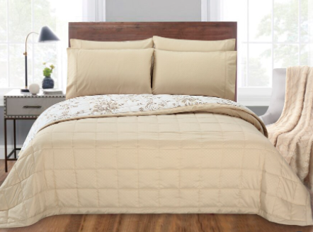 St Clair down alternative blanket - beige