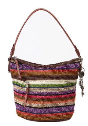 The Sak - Sequoia Hobo - Crochet - dark stripes