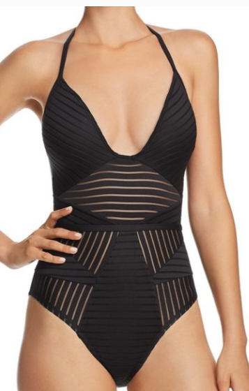 Kenneth Cole - 1 piece swimwear - black - size s