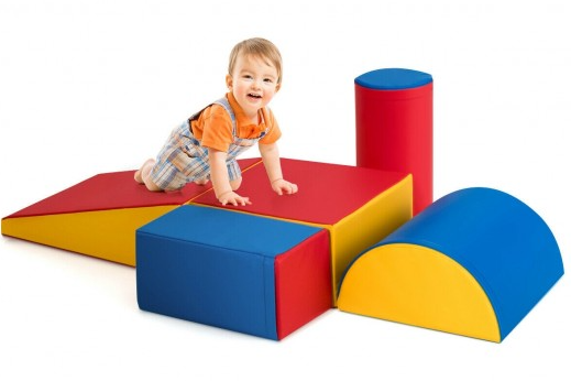 5-Piece Set Climb Activity Play Safe Foam Blocks