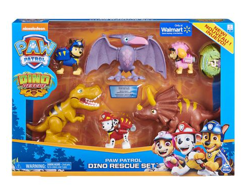 PAW Patrol Dino Rescue Set with 6 Collectible Figures