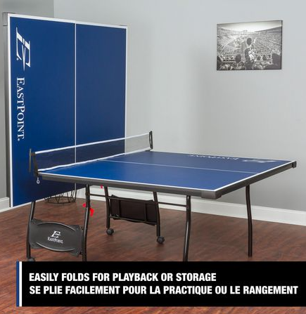 Fold Up Ping Pong Table, in Box, not assembled