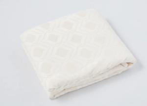 Homesuite Mink Embossed Throw with Sherpa Reverse, 50 X 60