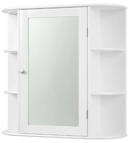 Alcinous 26'' W x 25'' H x 5'' D Wall Mounted Bathroom Cabinet, small scratch & dent