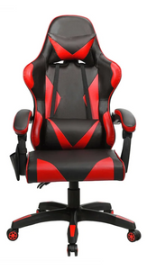 PC and Racing Game Chair, Black, Red