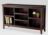 Horizontal Bookcase with Adjustable Shelves , Scratch & Dent