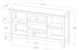 Horizontal Bookcase with Adjustable Shelves , Scratch & Dent