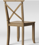 Set of 2  X-Back Dining Chair, assembled