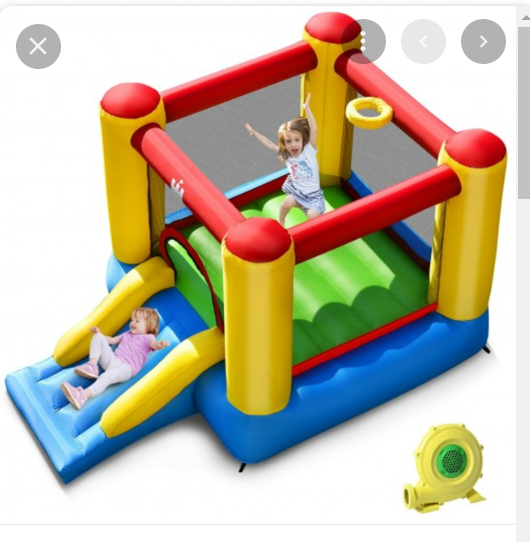 Bounce House with Blower, kids 3 - 8