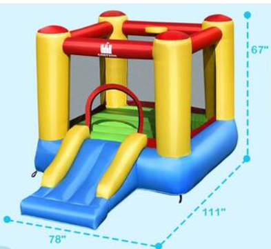 Bounce House with Blower, kids 3 - 8