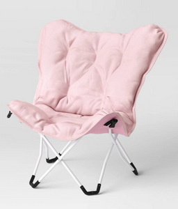 Butterfly Chair, folding, Blush Pink