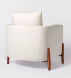 Elden Accent Chair with Wood Legs