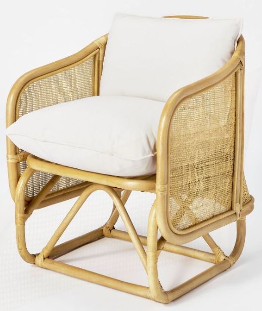 Copy of Ronalda Woven Barrel Back Chair, missing cushions