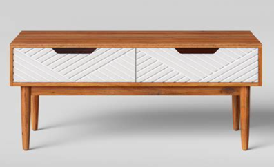 Tony Coffee Table Brown/White