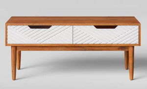 Tony Coffee Table Brown/White