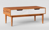 Tony Coffee Table Brown/White