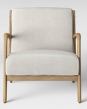 Easson Wood Armchair, natural cream/wood