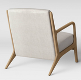 Easson Wood Armchair, natural cream/wood