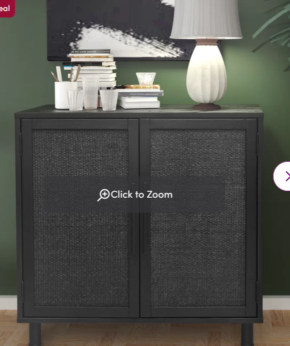 Delancey 2 - Door Accent Cabinet, Black