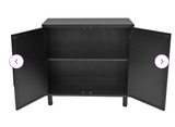 Delancey 2 - Door Accent Cabinet, Black