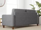 Milton 76'' Square Arm Sofa, dark grey