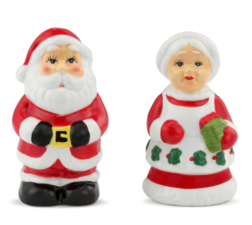 3.5`` Mr. Christmas Figural Salt & Pepper Shaker