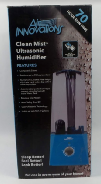 Air Innovations MH-513 Clean Mist Ultrasonic Humidiferwith Filter - A