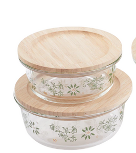 temp-tations Glassware Storage Containers with Lids (Set of 3)