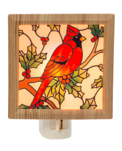 Copy of 5.25``, Holiday Memories Stained Glass Style Nightlight