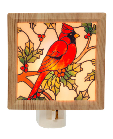 Copy of 5.25``, Holiday Memories Stained Glass Style Nightlight