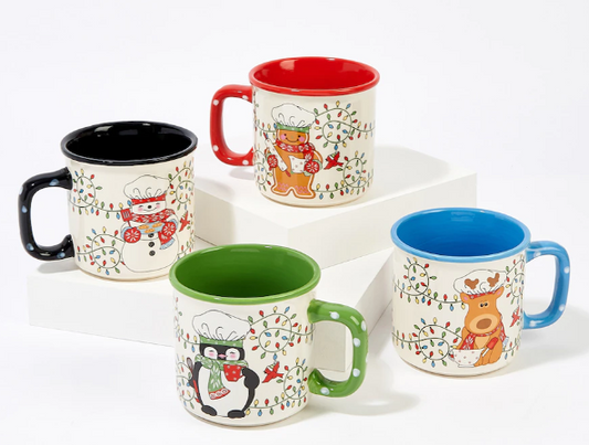 temp-tations Holiday Mug Gift Set (Set of 4)