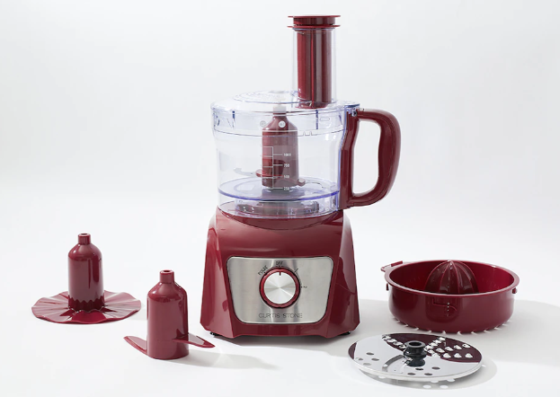 Curtis Stone 8-Cup Food Processor, white *Clearance CHIPPED*