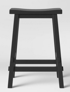 Halifax Farmhouse Wood Counter Height Barstool