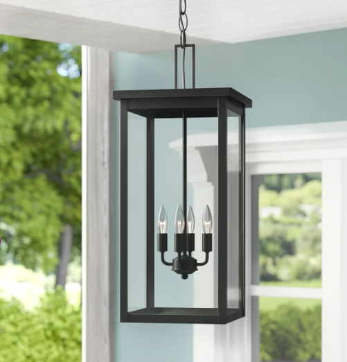 Tessa 4 - Light Indoor/Outdoor Hanging Lantern