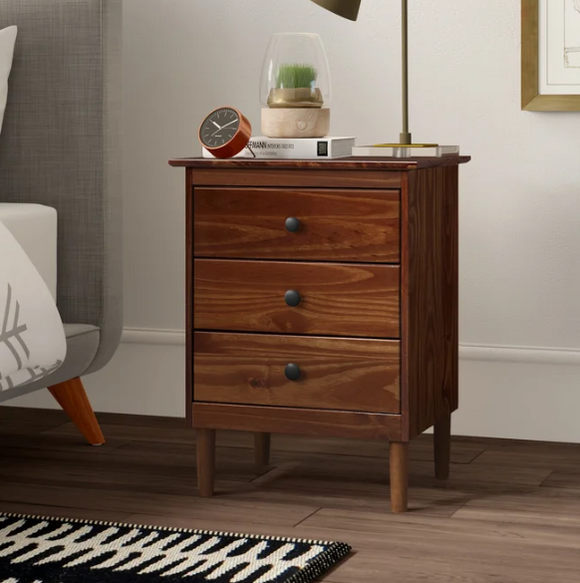 Lafever 3 Drawer Nightstand