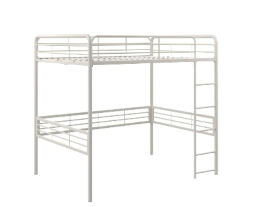 Dorel Loft Bed, Full. White,  In Box Unassembled, SPECIAL