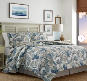 Raw Coast Tommy Bahama California King 3 Piece Comforter Set, not in original packaging.