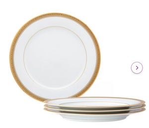 Noritake Crestwood Cobalt Dinner Plates, 10-1/2" (Set of 4)