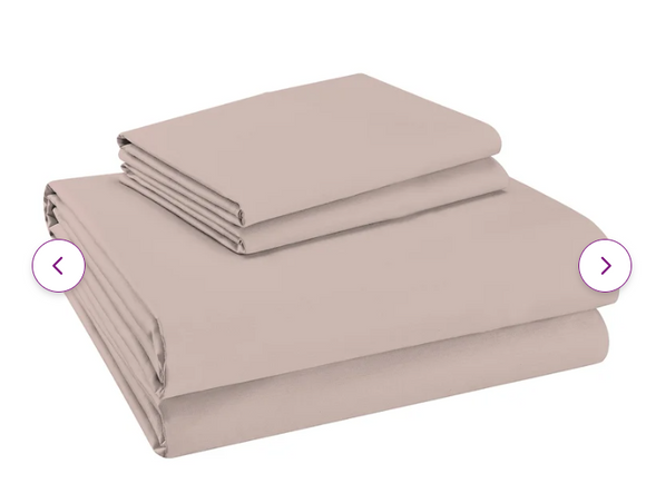 bergamet 400 thread count, 100 % cotton, King, Blush